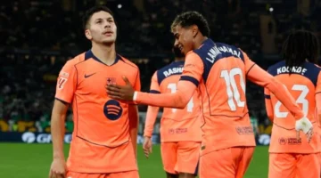 شوط أول متكافئ.. برشلونة يفوز ديربي كتالونيا بثنائية أمام إسبانيول